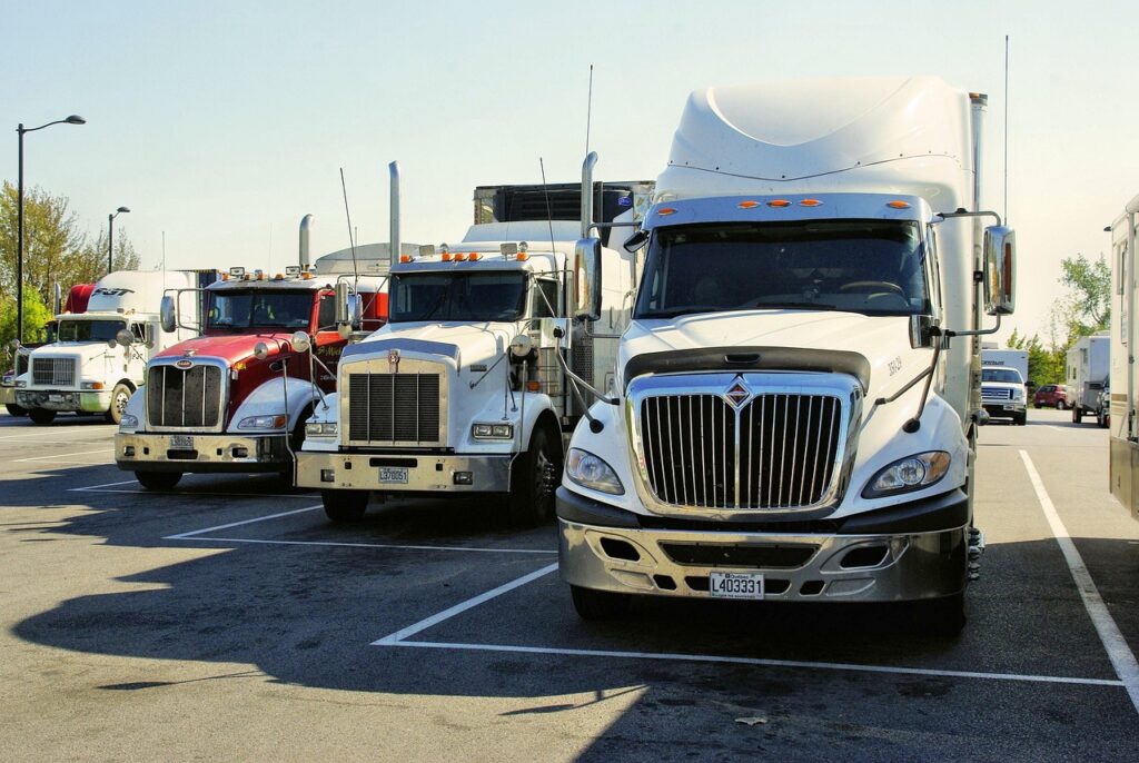 Victor Printing Systems delivery Trucks